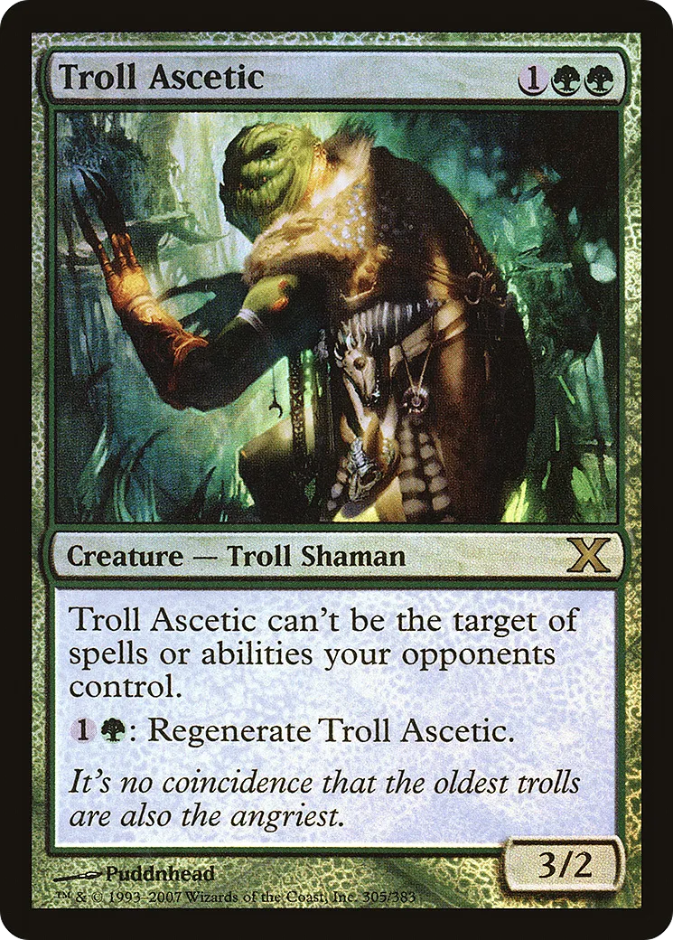 Troll Ascetic — Tenth Edition — Magic: The Gathering