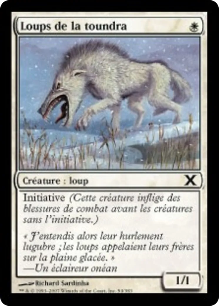Loups de la toundra — Tenth Edition — Magic: The Gathering
