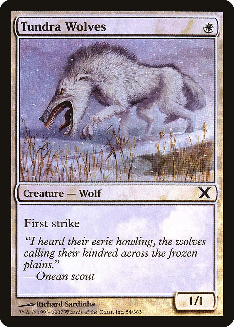 Tundra Wolves — Tenth Edition — Magic: The Gathering