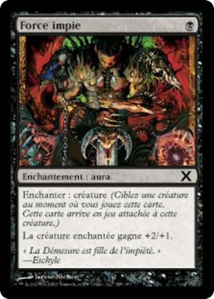 Force impie — Tenth Edition — Magic: The Gathering