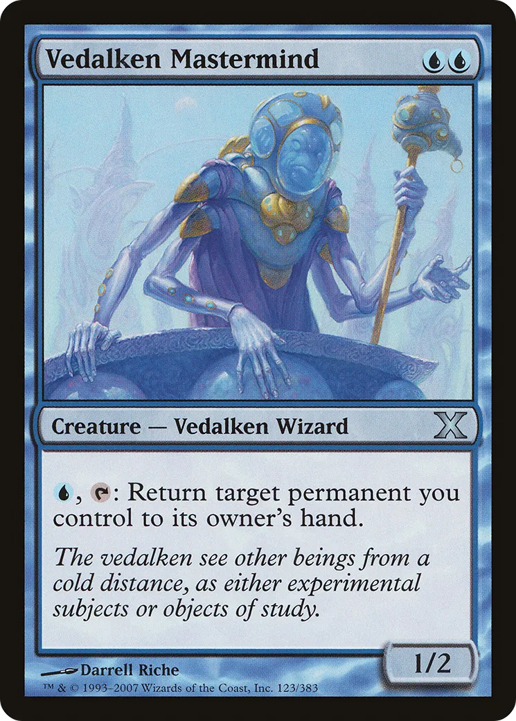 Vedalken Mastermind — Tenth Edition — Magic: The Gathering