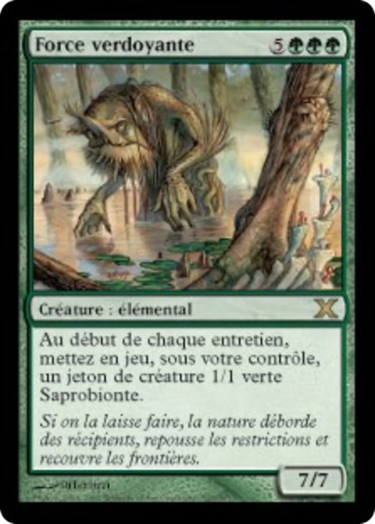 Force verdoyante — Tenth Edition — Magic: The Gathering