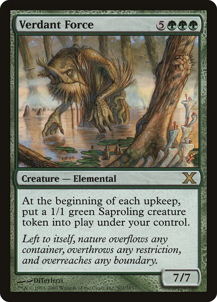 Verdant Force — Tenth Edition — Magic: The Gathering