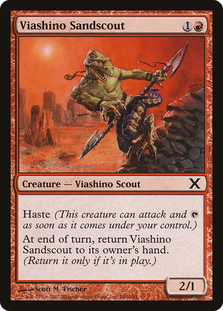 Éclaireur des sables viashino — Tenth Edition — Magic: The Gathering