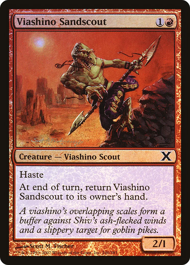 Viashino Sandscout — Tenth Edition — Magic: The Gathering