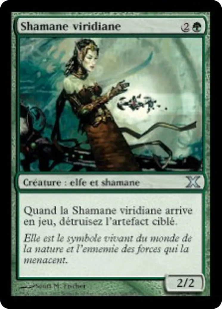 Shamane viridiane — Tenth Edition — Magic: The Gathering