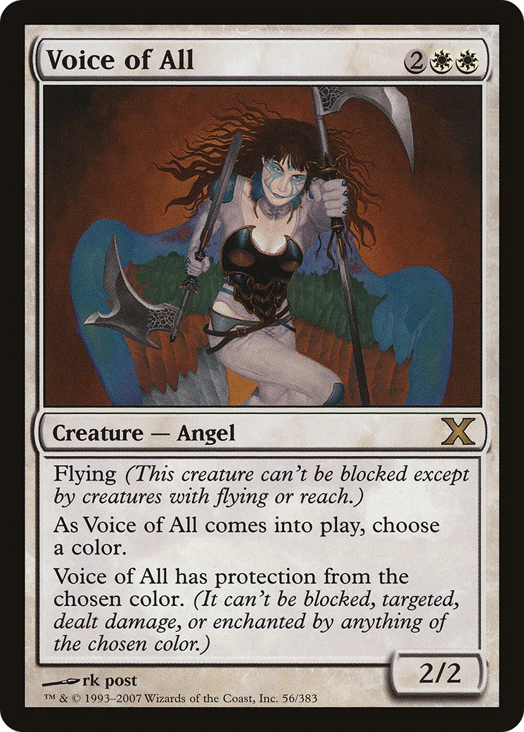 Voice of All — Tenth Edition — Magic: The Gathering