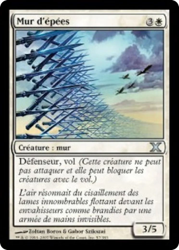 Mur d'épées — Tenth Edition — Magic: The Gathering