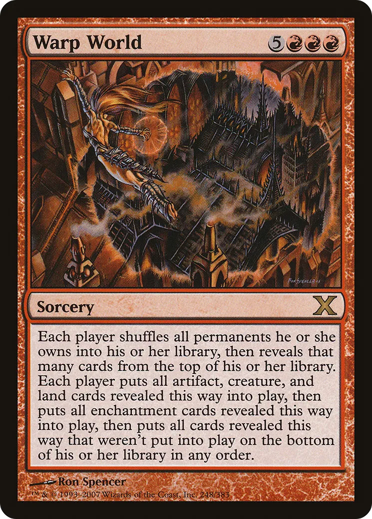 Warp World — Tenth Edition — Magic: The Gathering