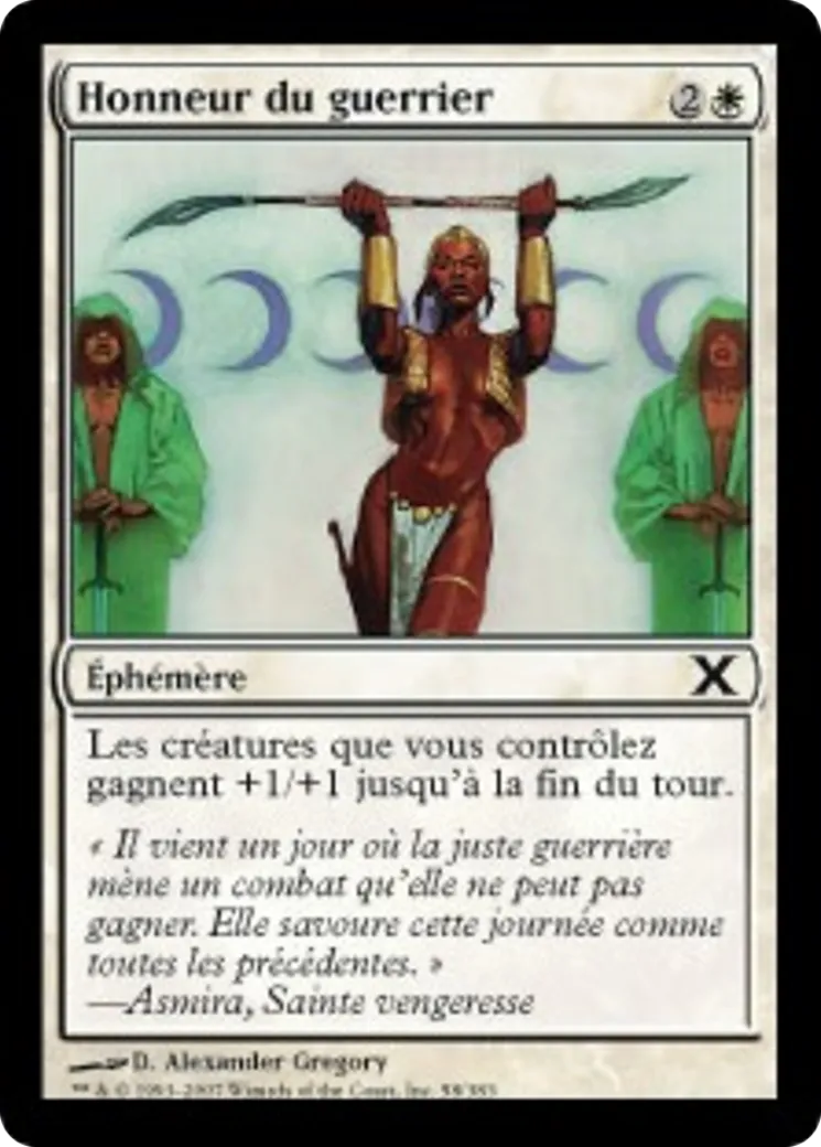 Honneur du guerrier — Tenth Edition — Magic: The Gathering