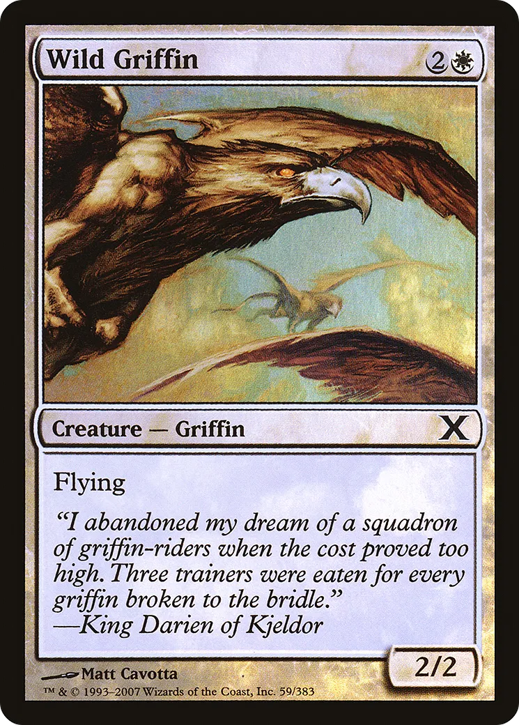 Wild Griffin — Tenth Edition — Magic: The Gathering