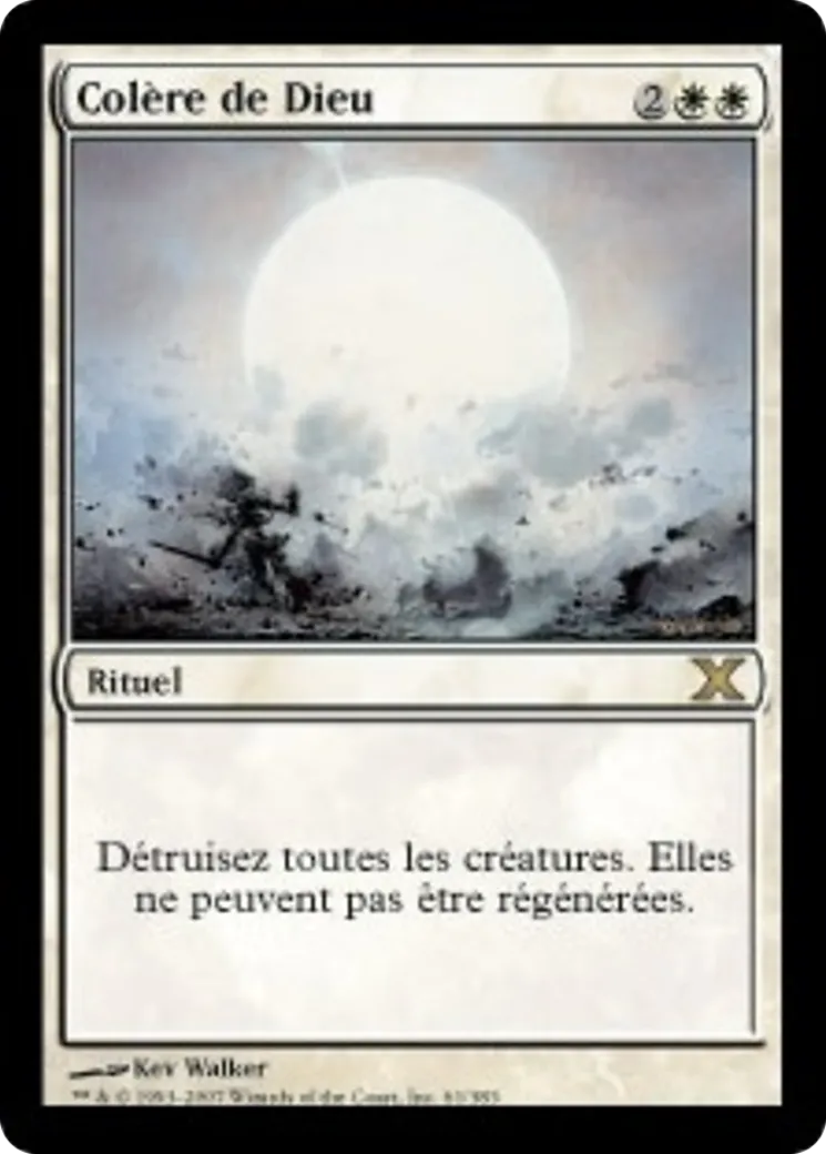 Colère de Dieu — Tenth Edition — Magic: The Gathering