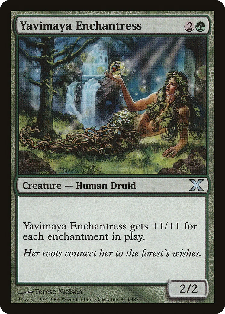 Enchanteresse de la Yavimaya — Tenth Edition — Magic: The Gathering