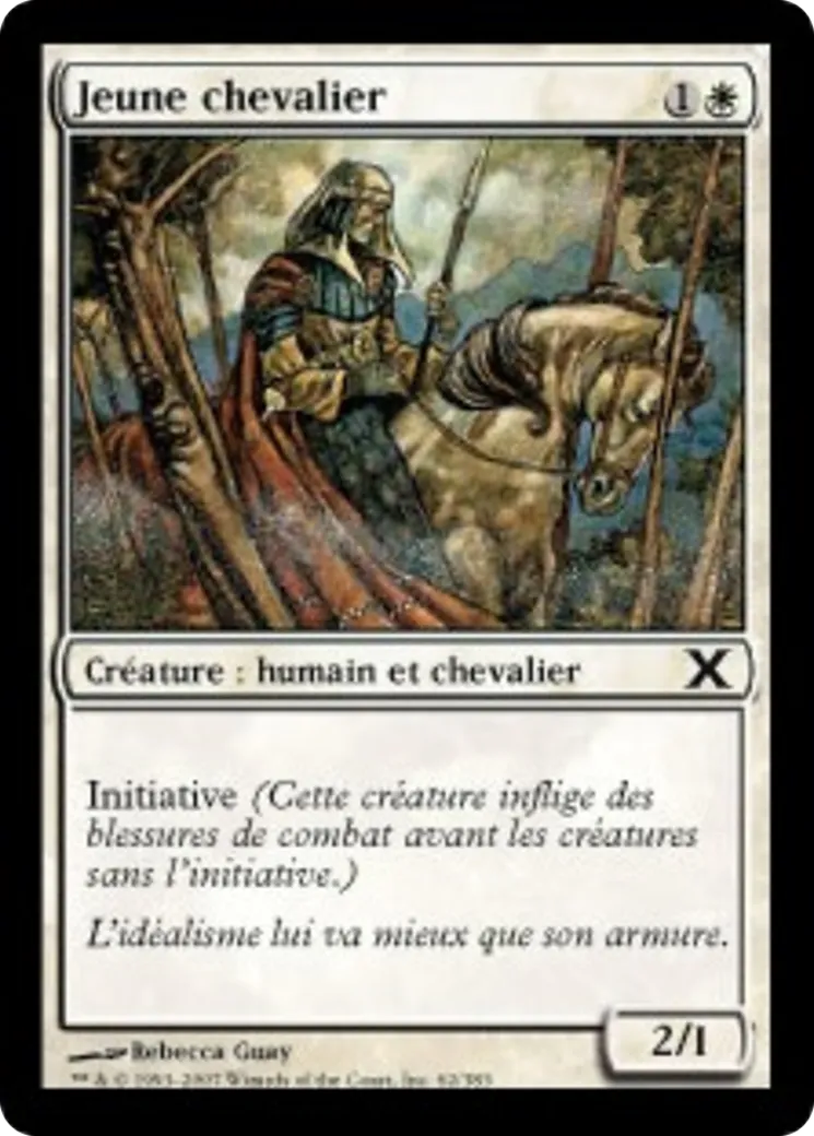 Jeune chevalier — Tenth Edition — Magic: The Gathering