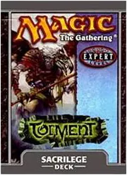 Torment Theme Deck Sacrilege — Torment — Magic: The Gathering