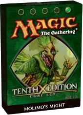 Tenth Edition Theme Deck Molimos Might — Tenth Edition — Magic: The Gathering