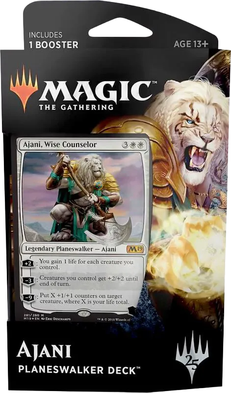 Planeswalker Deck Édition de base 2019 Ajani — Core Set 2019 — Magic: The Gathering