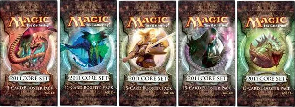 2011 Core Set Intro Pack Display — Magic 2011 — Magic: The Gathering
