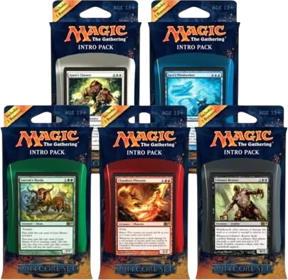 2014 Core Set Intro Pack Display — Magic 2014 — Magic: The Gathering