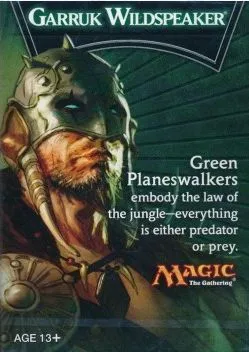 2014 Core Set Sample Deck Garruk Wildspeaker — Magic 2014 — Magic: The Gathering