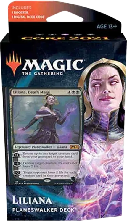 Core Set 2021 Planeswalker Deck Liliana — Core Set 2021 — Magic: The Gathering