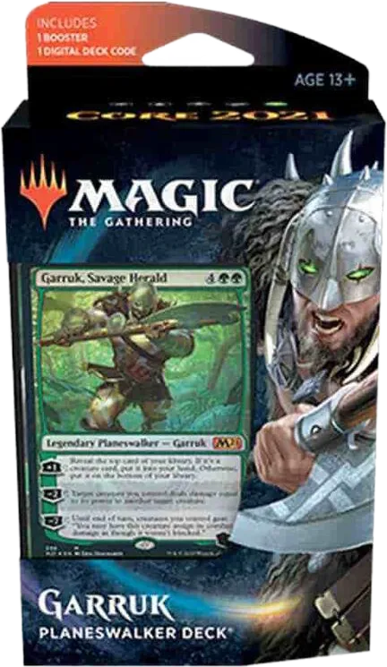 Core Set 2021 Planeswalker Deck Garruk — Core Set 2021 — Magic: The Gathering