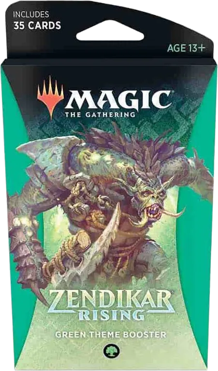 Zendikar Rising Theme Booster Green — Zendikar Rising — Magic: The Gathering