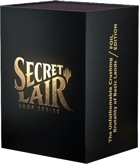 Secret Lair Drop The Unfathomable Crushing Brutality of Basic Lands Foil — Secret Lair Drop — Magic: The Gathering