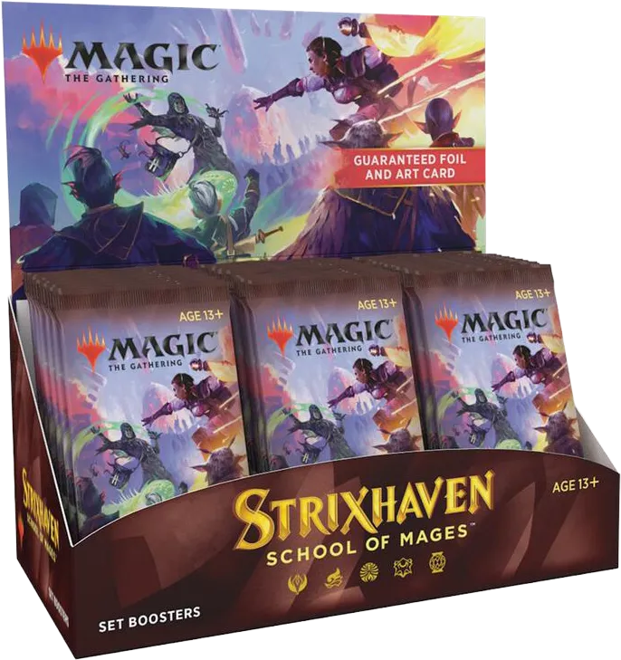 Strixhaven School of Mages Set Booster Box — Strixhaven: School of Mages — Magic: The Gathering
