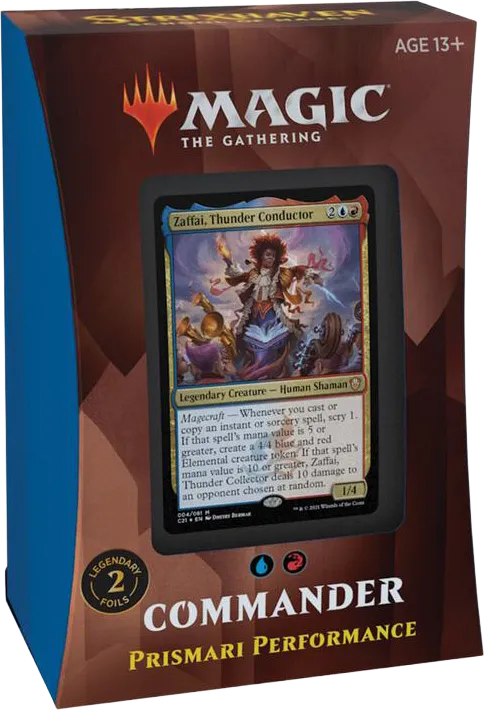 Deck Commander Strixhaven Représentation de Prismari from Commander 2021 - Magic: The Gathering