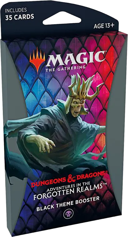 Booster à thème Forgotten Realms : Aventures dans les Royaumes Oubliés – Noir — Adventures in the Forgotten Realms — Magic: The Gathering