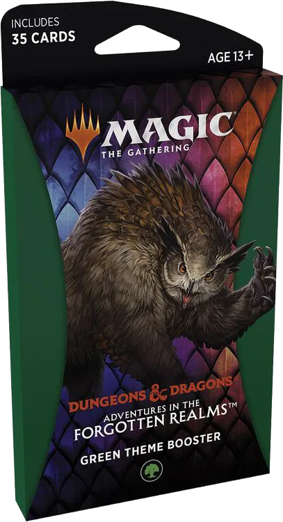 Booster à thème Forgotten Realms : Aventures dans les Royaumes Oubliés – Vert — Adventures in the Forgotten Realms — Magic: The Gathering