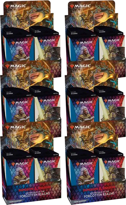 Case de displays de boosters à thème Forgotten Realms : Aventures dans les Royaumes Oubliés — Adventures in the Forgotten Realms — Magic: The Gathering