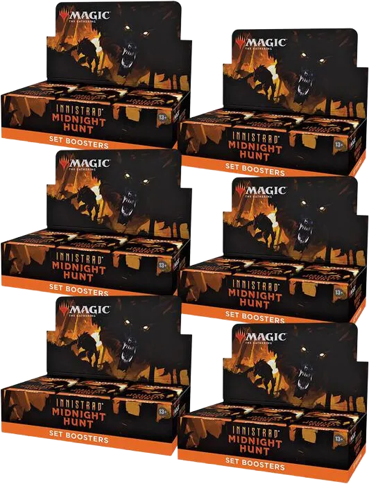 Innistrad Midnight Hunt Set Booster Box Case — Innistrad: Midnight Hunt — Magic: The Gathering