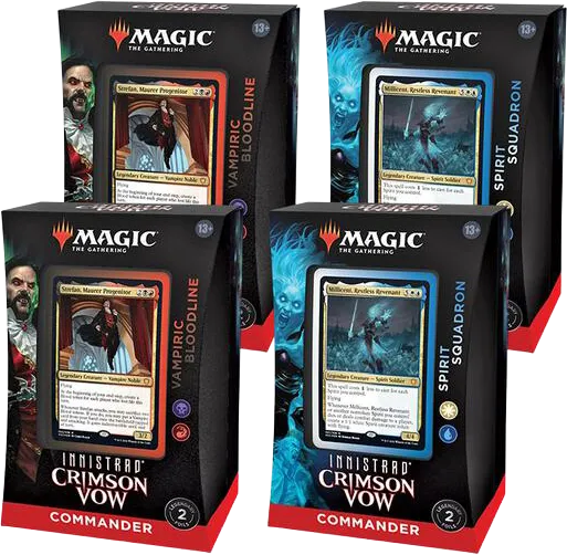 Innistrad Crimson Vow Commander Deck Display — Crimson Vow Commander — Magic: The Gathering