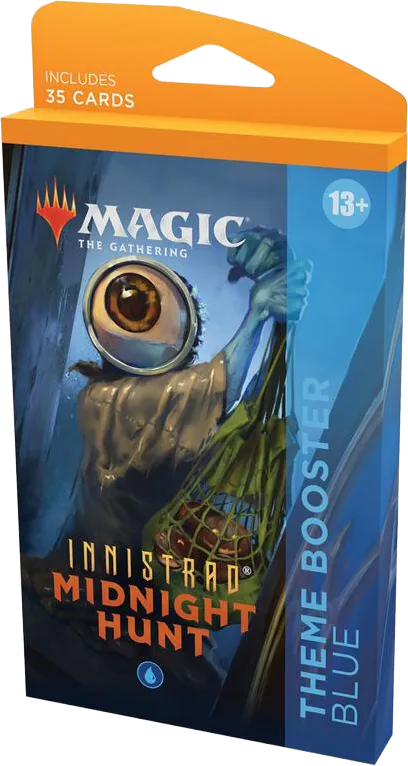 Innistrad Midnight Hunt Theme Booster Blue — Innistrad: Midnight Hunt — Magic: The Gathering
