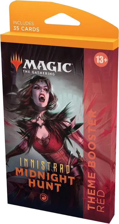 Innistrad Midnight Hunt Theme Booster Red — Innistrad: Midnight Hunt — Magic: The Gathering