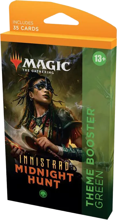 Innistrad Midnight Hunt Theme Booster Green — Innistrad: Midnight Hunt — Magic: The Gathering