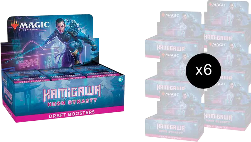 Kamigawa Neon Dynasty Draft Booster Box Case — Kamigawa: Neon Dynasty — Magic: The Gathering