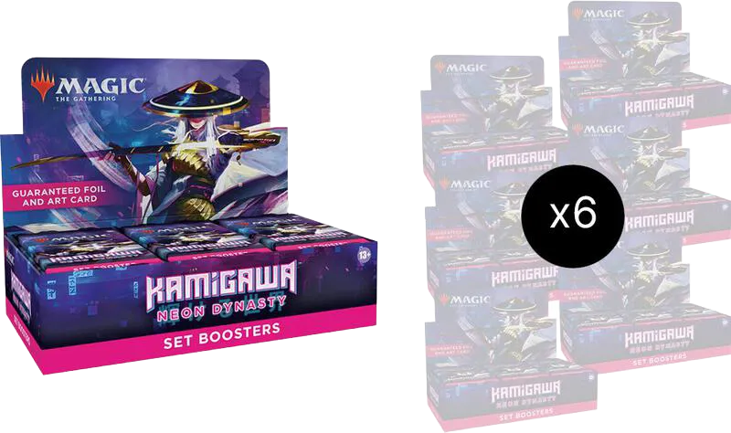 Kamigawa Neon Dynasty Set Booster Box Case — Kamigawa: Neon Dynasty — Magic: The Gathering