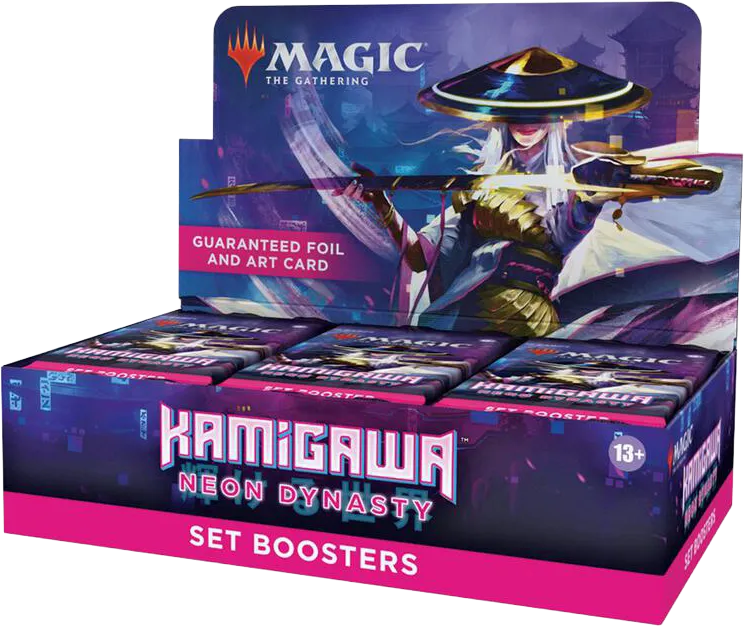 Kamigawa Neon Dynasty Set Booster Box — Kamigawa: Neon Dynasty — Magic: The Gathering
