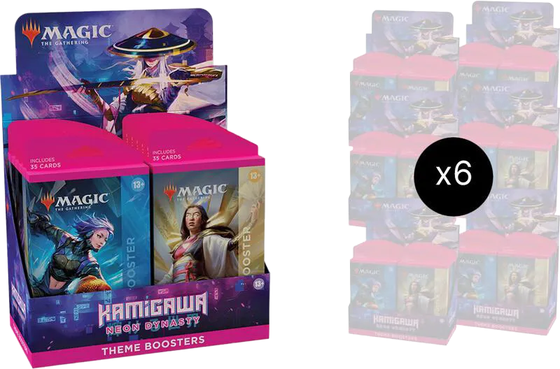 Kamigawa Neon Dynasty Theme Booster Box Case — Kamigawa: Neon Dynasty — Magic: The Gathering