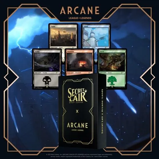 Secret Lair Drop Secret Lair x Arcane Lands — Secret Lair Drop — Magic: The Gathering