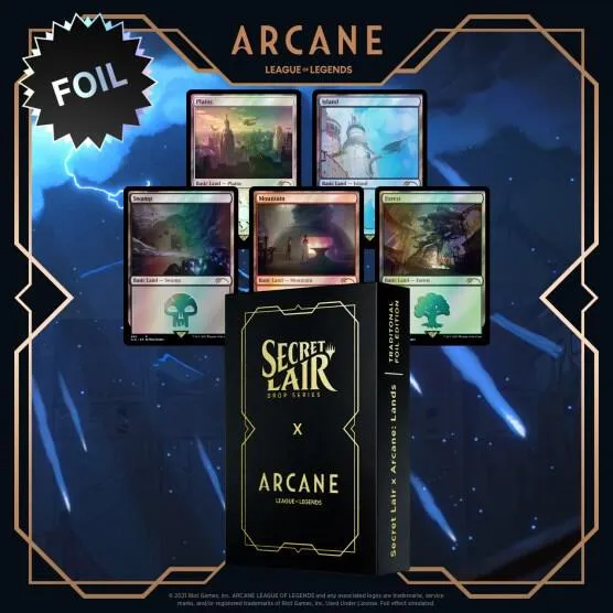 Secret Lair Drop Secret Lair x Arcane Lands Foil — Secret Lair Drop — Magic: The Gathering