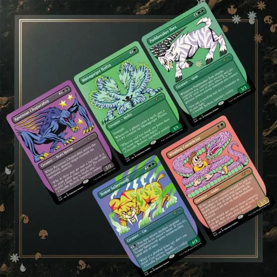 Secret Lair Drop Crocodile Jacksons Monstrous Menagerie — Secret Lair Drop — Magic: The Gathering