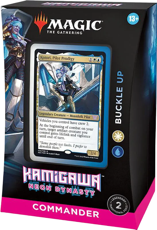 Kamigawa Neon Dynasty Commander Deck Buckle Up — Neon Dynasty Commander — Magic: The Gathering