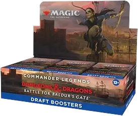 Commander Legends Battle for Baldurs Gate Draft Booster Box — Commander Legends: Battle for Baldur's Gate — Magic: The Gathering