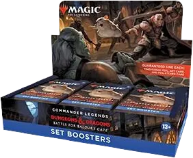 Commander Legends Battle for Baldurs Gate Set Booster Box — Commander Legends: Battle for Baldur's Gate — Magic: The Gathering