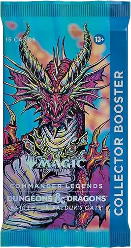 Commander Legends Battle for Baldurs Gate Collector Booster Pack — Commander Legends: Battle for Baldur's Gate — Magic: The Gathering