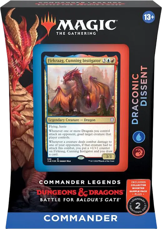 Commander Legends Battle for Baldurs Gate Commander Deck Draconic Dissent — Commander Legends: Battle for Baldur's Gate — Magic: The Gathering